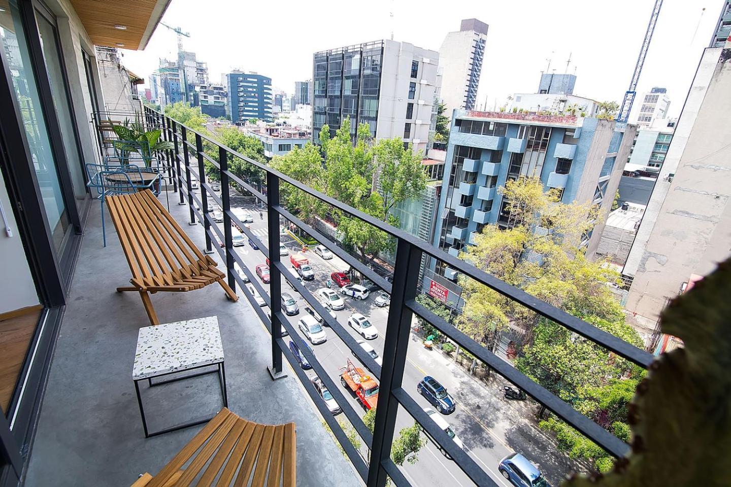 Apartamentos La Condesa Città del Messico Esterno foto